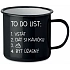 TO DO LIST: BYŤ ÚŽASNÝ - čierny plecháčik 350 ml