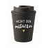 HEZKÝ DEŇ MILÁČKA - čierny termohrnček 300 ml