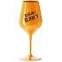 BUBUBUBLINKY - oranžová nerozbitná sklenice na víno 470 ml