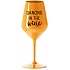 DANCING IN THE WINE - oranžová nerozbitná sklenice na víno 470 ml