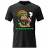 Pánské bavlněné tričko s potiskem - BOB MARLEY - černé