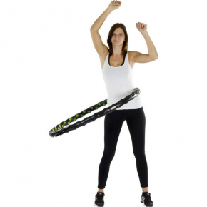 ŠPORT Masážna obruč Hula Hop Charcoal 183001 Čierna-zelená - SMJ šport