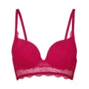 Dámska čipková vystužená podprsenka W0B2P PADDED TRIANGLE BRA - WONDERBRA