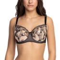 Dámska podprsenka Filipa 1130 Čierna s béžovou - Gaia