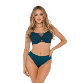 Dámske dvojdielne plavky Honolulu 2 S940V1HN2 tm. zelené - Self