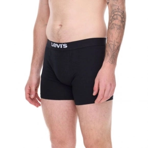 Pánske boxerky Levi's, balenie 3 kusov, čierne, bavlnené