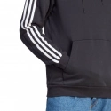 Pánska mikina 3-Stripes Hoodie M IB4028 Čierna vzor - Adidas