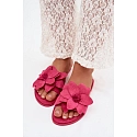 Dámske ploché nazúvaky J502-5 Elzoria fuchsia - Sweet Shoes