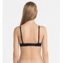 Podprsenka bez kostice QF1752E-001 čierna - Calvin Klein