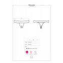 Pikantné nohavičky otvorené Chiccanta crochless panties - Obsessive