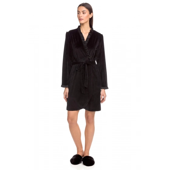 Dámsky župan 15260 - 100 - Čierna - Vamp