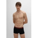 Pánske boxerky 50469775 čiernočervené - Hugo Boss