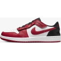 Pánske športové topánky Air Jordan 1 Low FlyEase M DM1206-163 Červeno-biela s čiernou - Nike