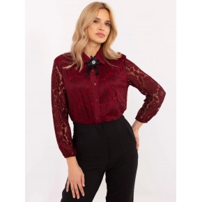 Dámska košeľa MI KS C242.16X Bordó - FPrice