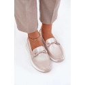 Dámské mokasíny GR51-598 Béžová perleť - S.Barski