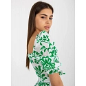 Dámske šaty LK SK 508944.45P bielo-zelené - Fprice