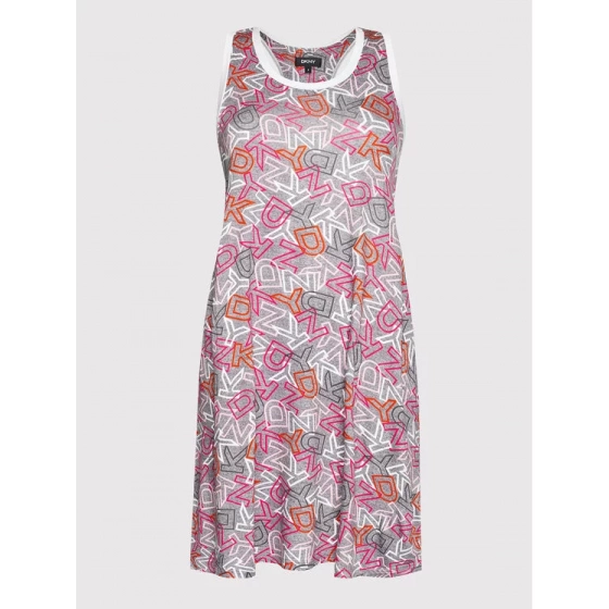 Dámska krátka nočná košieľka YI2622537 - 040 Šedá - DKNY