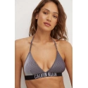 Dámska plavková podprsenka KW0KW02610 BEH čierna - Calvin Klein