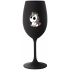 DÚHOVÝ JEDNOROŽEC - čierna pohár na víno 350 ml
