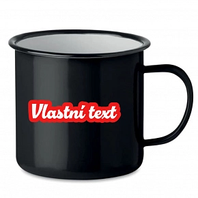 Personalizovaný retro plecháček s vlastním textem s obrysem Personalizovaný retro plecháček s vlastním textem s obrysem