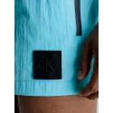 Pánske plavky Short Drawstring Swim Short CK Nylon KM0KM00868CU8 modrá - Calvin Klein