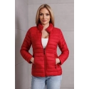 Červená dámska bunda so stojačikom (16M9111-270) - Goodlooking