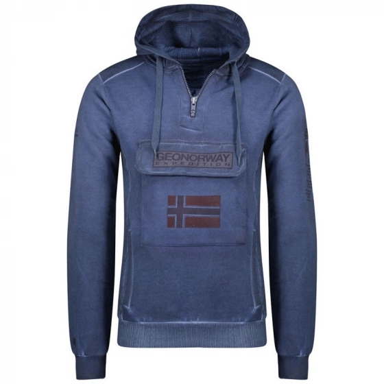 Unisex mikina Gymclass WU8270HGNO Tmavomodrá - GEONORWAY