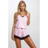 Dámske pyžamo Laura Svetloružová s čiernou - Momenti Per Me