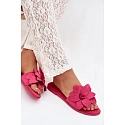 Dámske ploché nazúvaky J502-5 Elzoria fuchsia - Sweet Shoes