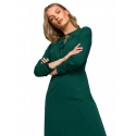 Dámske šaty S325 Tmavozelené - Stylove