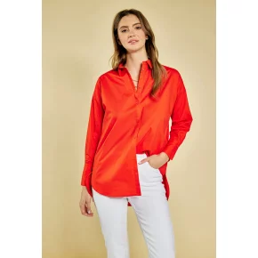Dámska blúzka BLU1810-005 červená - Feme Stage