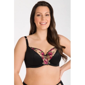 Dámska podprsenka K101/1 Gaby Čierna plť - Gorsenia