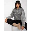 Dámska džínsová bunda EM KR H1830.88 Sivá jeans - Ciminy