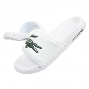 Pánske žabky Croco Dualiste 201R5 M 743CMA00201R5 Biela vzor - Lacoste
