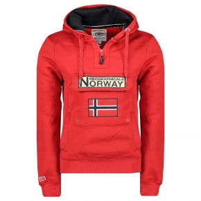Pánska mikina WY10089H/GN Červená - Geographical Norway