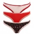 Dámske nohavičky 3pack QD3804E - W4Z - viacfarebná - Calvin Klein
