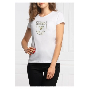 Dámske tričko s krátkym rukávom - 164340 2R255 00010 - biela - Emporio Armani