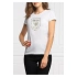 Dámske tričko s krátkym rukávom - 164340 2R255 00010 - biela - Emporio Armani