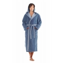 Unisex župan Tampa duo s kapucňou 3959 5456 denim - Vestis