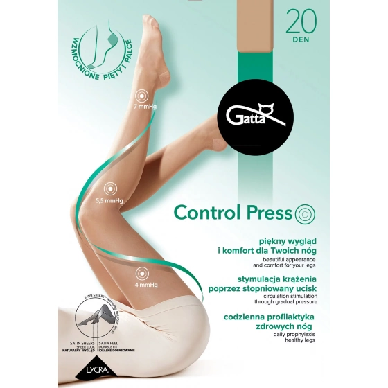 Dámske pančuchové nohavice Control Press 20 deň - Gatta