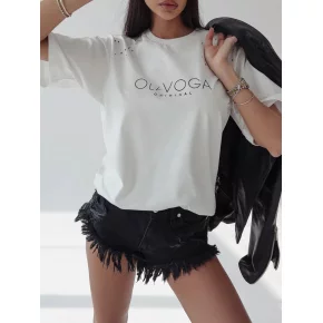 Dámske tričko 277075 ecru - Ola Voga