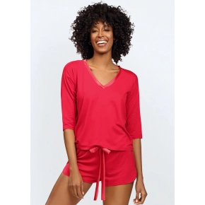 Dámsky komplet Edith červený - DKaren