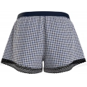 Dámske pyžamové šortky WOVEN SHORT PRINT UW0UW04944 02G tm. modro-biele - Tommy Hilfiger