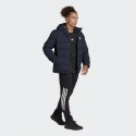 Pánska páperová bunda s kapucňou M HG8750 Tmavo modrá - Adidas