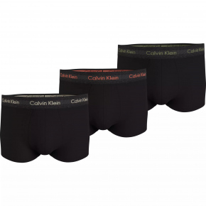 Pánske boxerky 3PK 0000U2664G H5K čierne - Calvin Klein