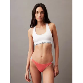Dámske tangá 000QD5157E TBK koralové - Calvin Klein
