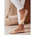 Baleriny damskie w szpic ILLARI beżowe FashionStreet ZY0774