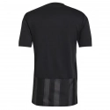 Pánske tričko Striped 21 JSY GN7625 Čierna so šedou - Adidas