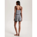 Dámske pyžamové šortky WOVEN SHORT PRINT UW0UW04944 02G tm. modro-biele - Tommy Hilfiger