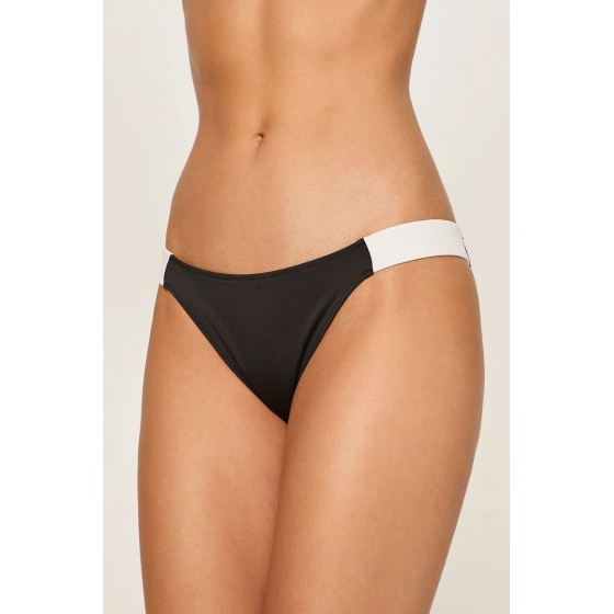 Spodný diel plaviek KW0KW00840-BEH čiernobiela - Calvin Klein